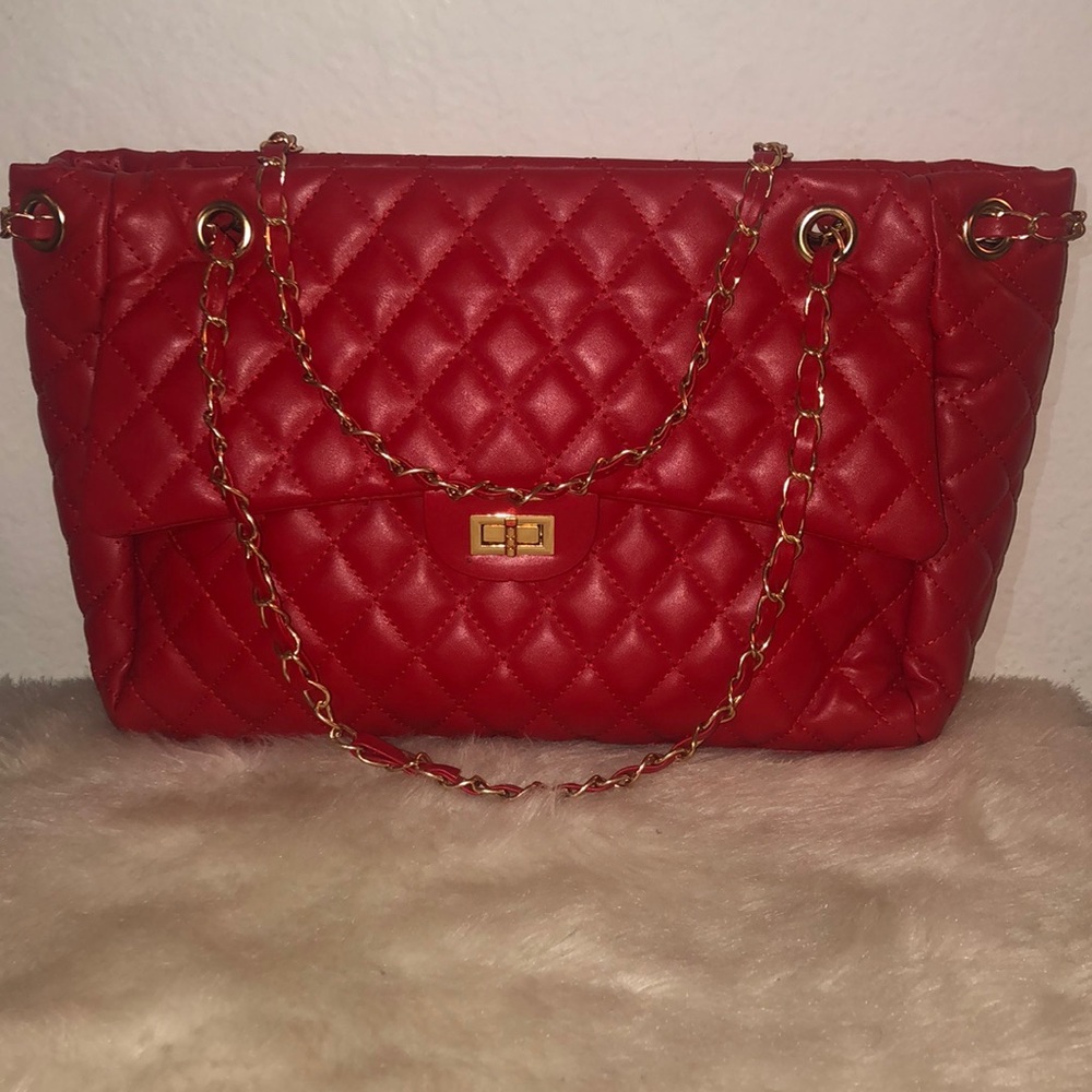 Sale⚡️New Luxury Red Quilted Handbag
